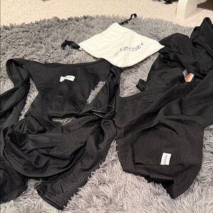 Cozy Black Kids Carrier